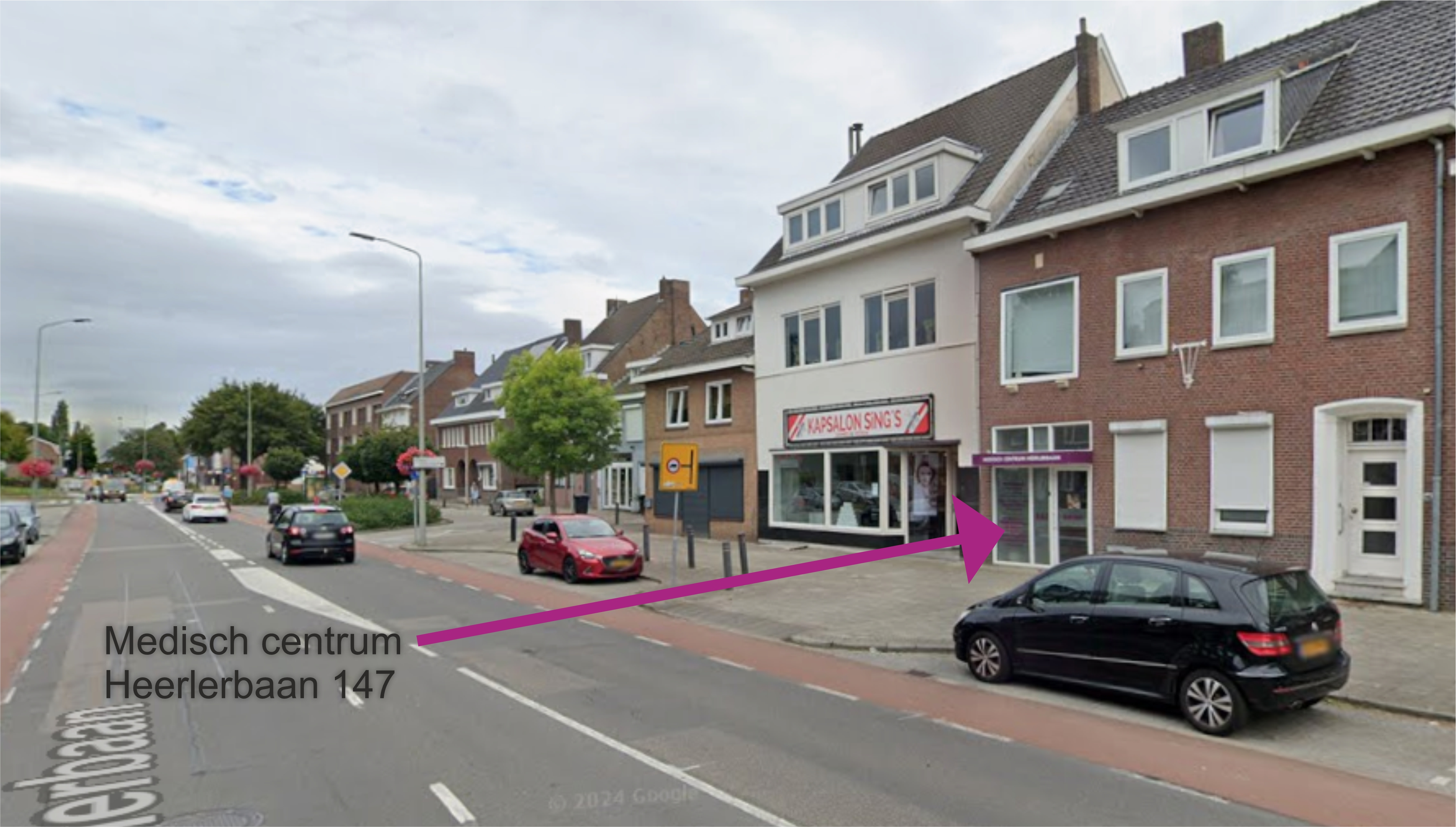 mijn praktijk op de Heerlerbaan 147, 6418 CC, Heerlen